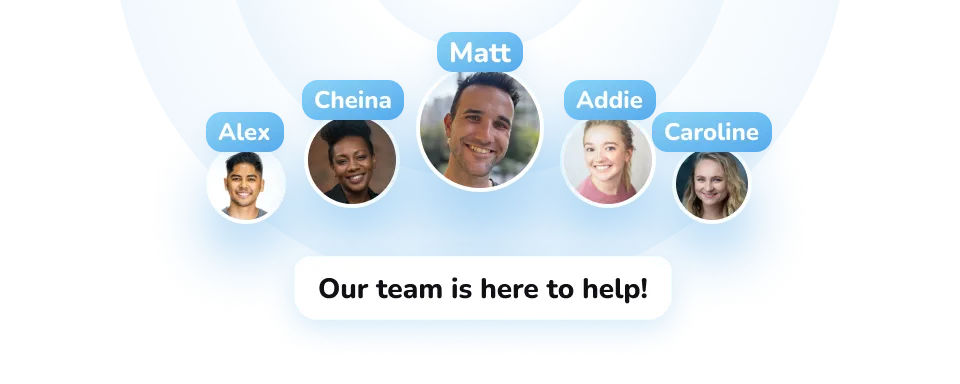 Dedicated support team to assist with event planning